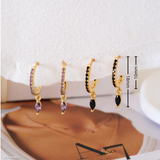 Sterling silver earrings, Gift for her