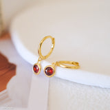 Birthstone earrings, Gift for her, Christmas gift