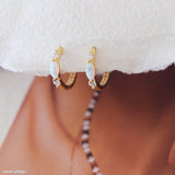 Opal earrings, Christmas gifts, Gifts for her