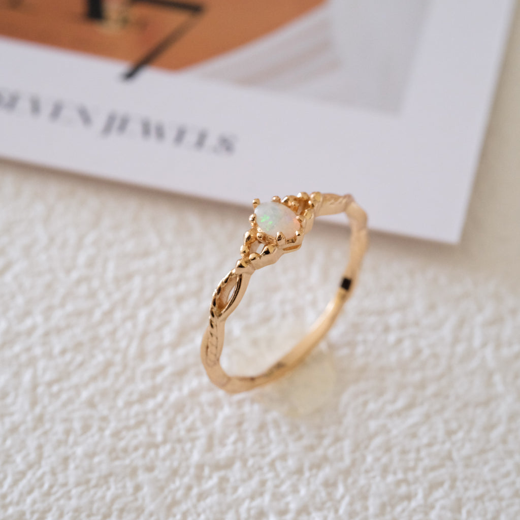 Opal Marquise Ring