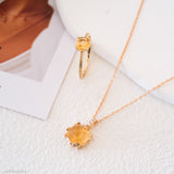 Dainty Citrine jewels
