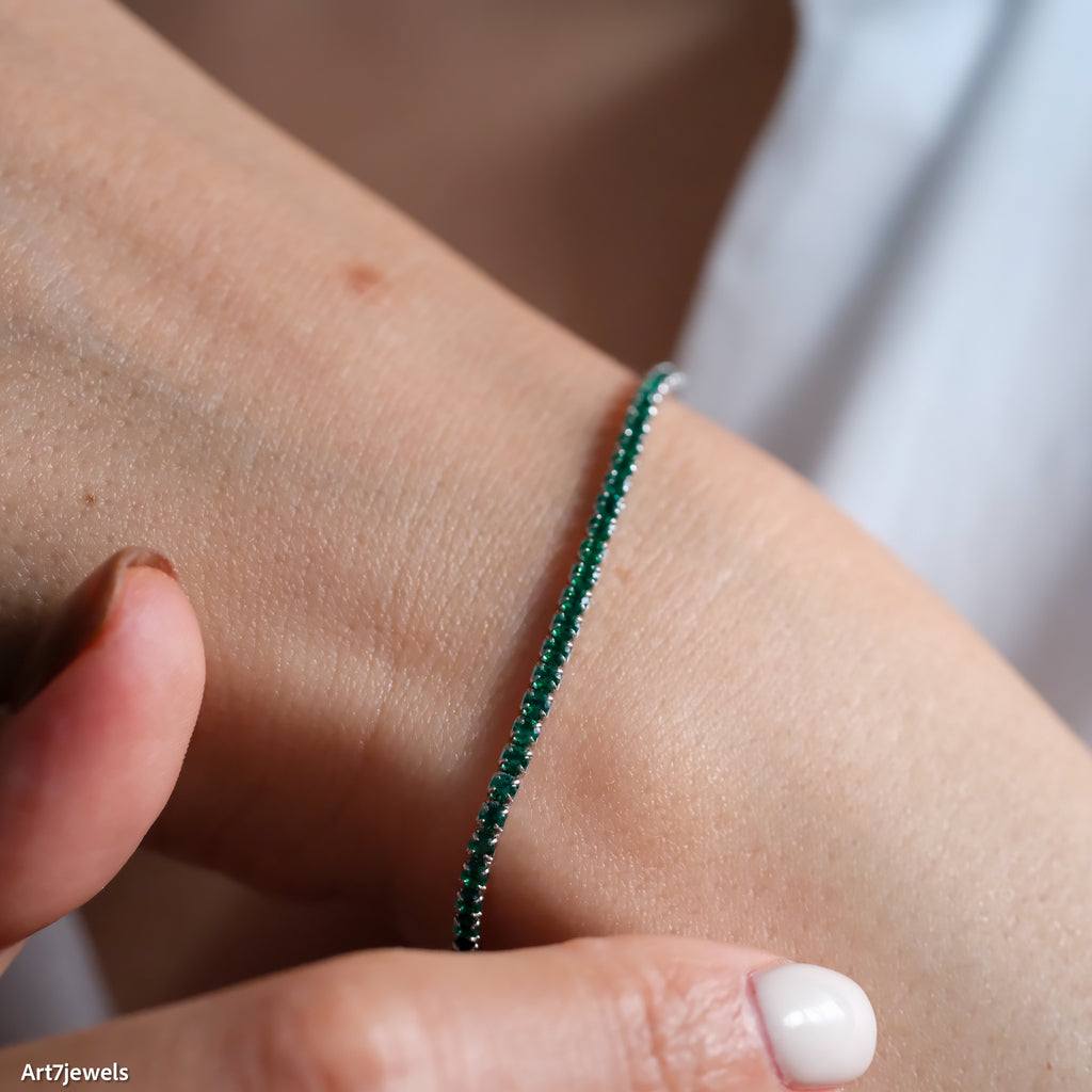 2mm tennis bracelet, Gifts for her, Christmas gifts