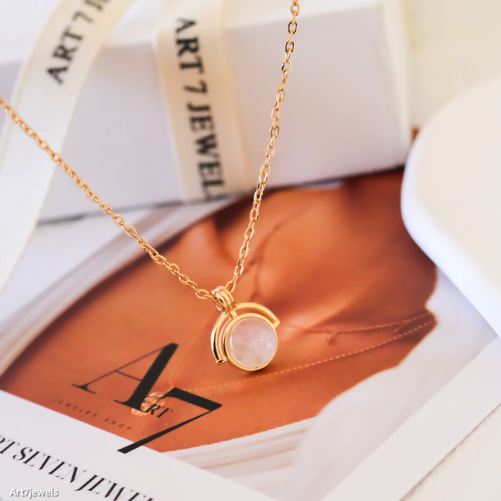 Minimalist necklace,  Silver necklace, Gifts for sister