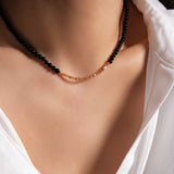 Onyx Choker Necklace