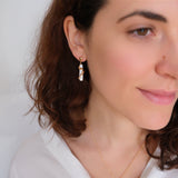 Silver earrings, Gifts for mom