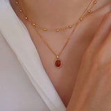 Carnelian necklace