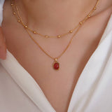 Carnelian necklace