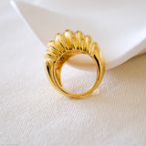 Chunky dome ring