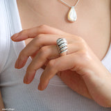 Thick band ring, Gifts for her