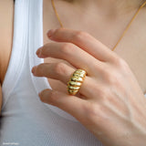 Thick band ring, Gifts for her