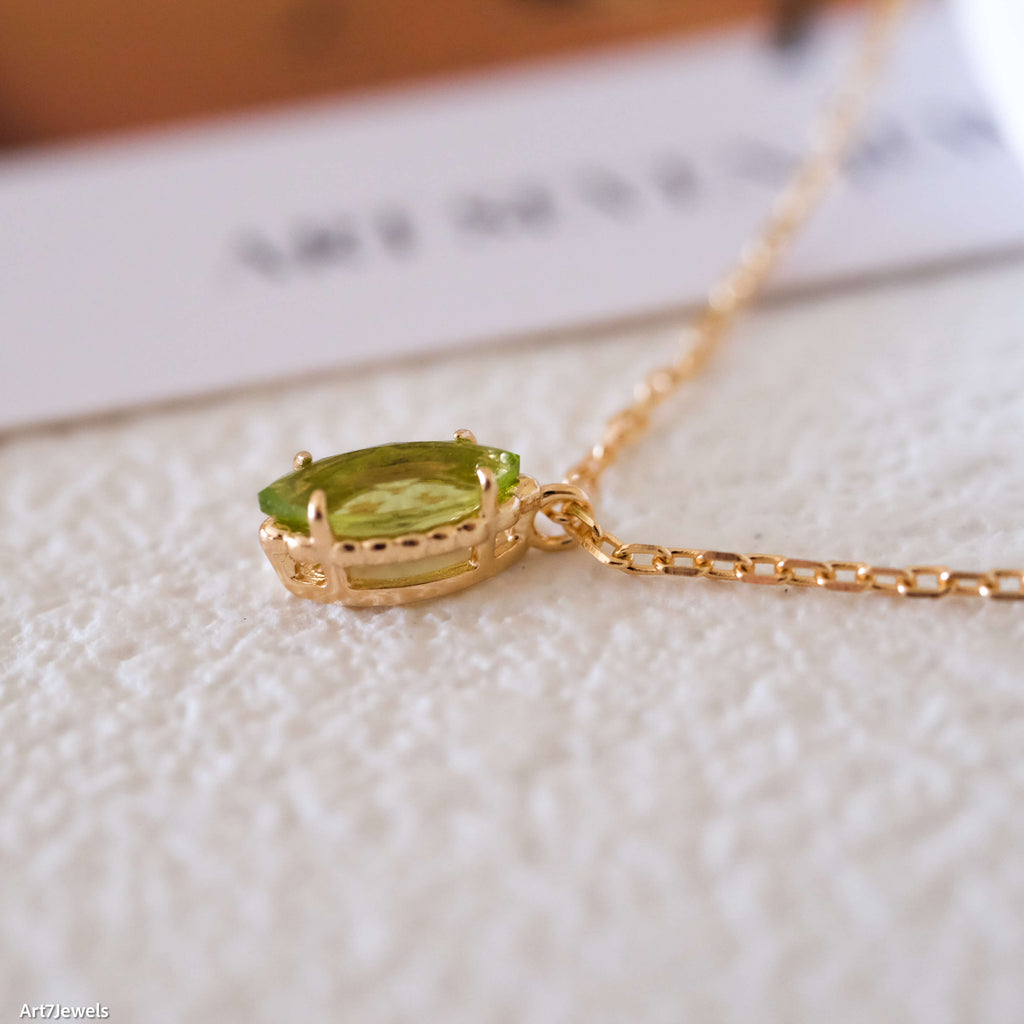 Peridot necklace