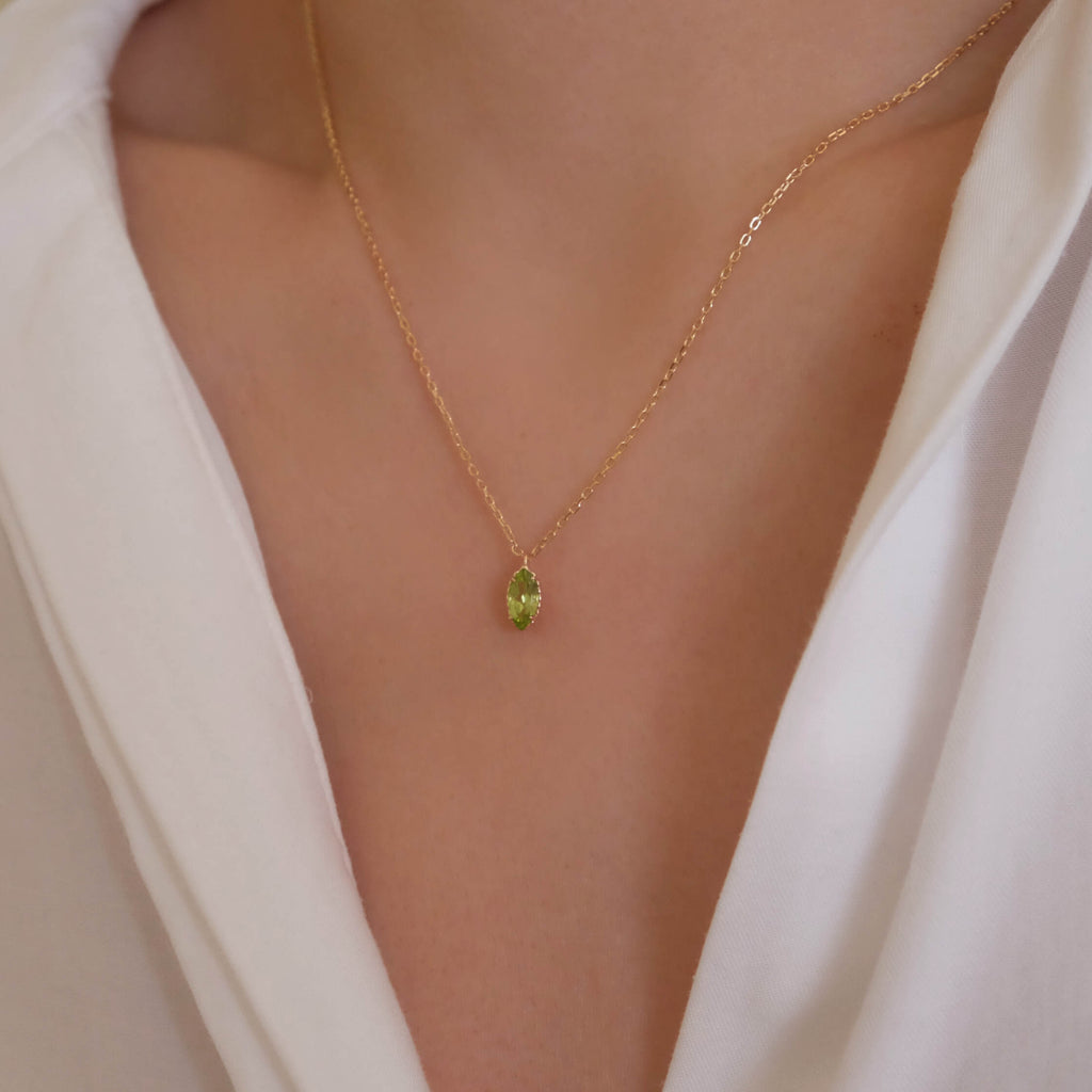 Peridot necklace