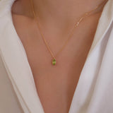 Peridot necklace