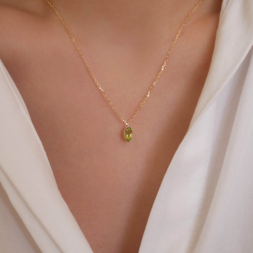 Peridot necklace