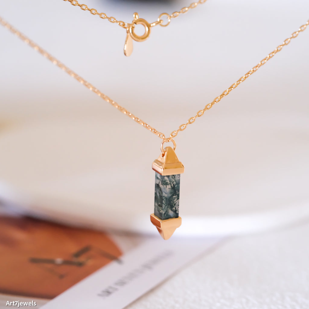 Gold statement necklace, Gift for her