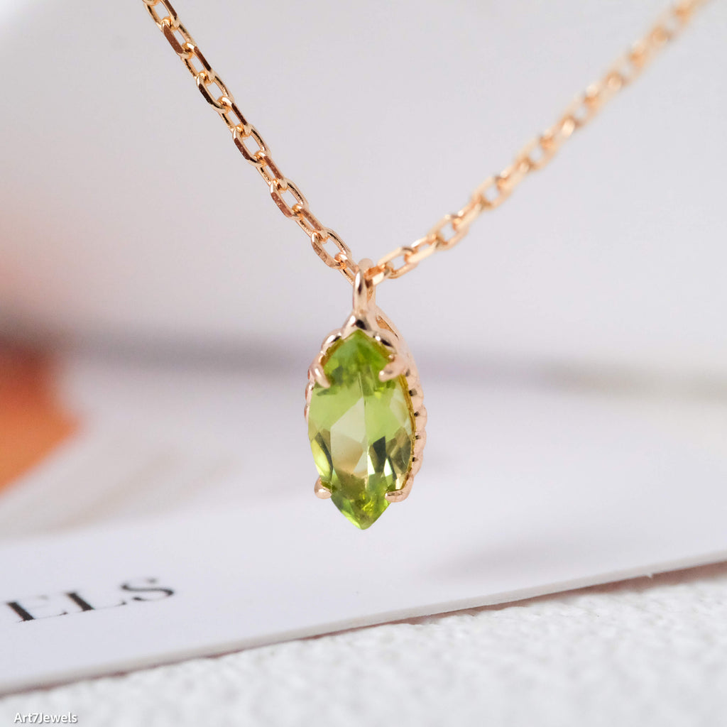 Peridot necklace