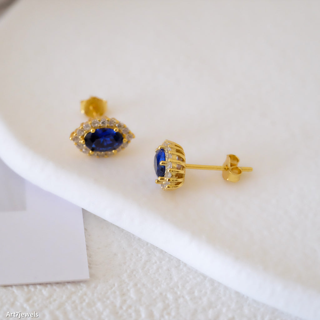 Sapphire Stud Earrings
