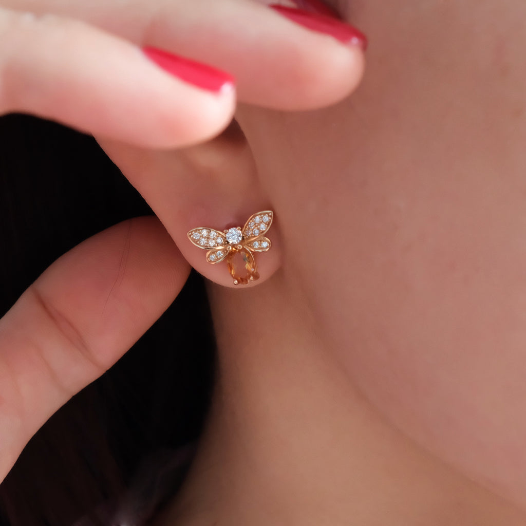Citrine earrings