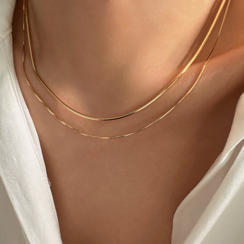 herringbone necklace