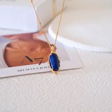 Natural lapis lazuli necklace