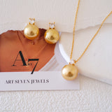 12mm Gold pearl necklace, Gold South Sea pearls necklace