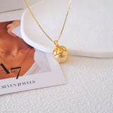 Dainty Gold Pearl Necklace