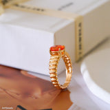 Minimalist engagement ring, 925 Sterling Silver Ring, Retirement gifts for women, Gifts for her