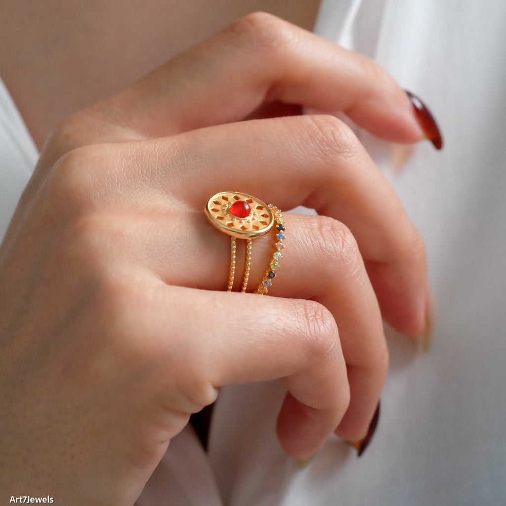 Carnelian ring