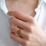 Solitaire ring, Thin ring, Gifts for her