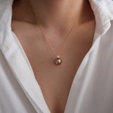 12mm brown pearl necklace