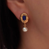 Lapis lazuli earrings