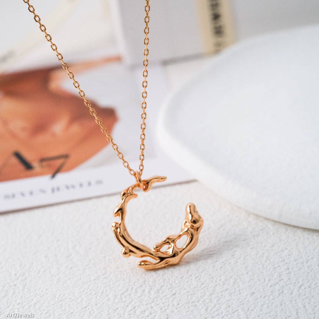 Moon necklace