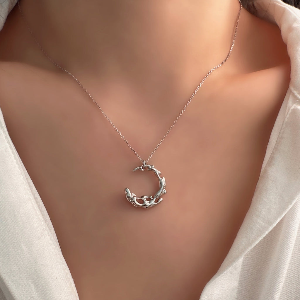 Moon necklace