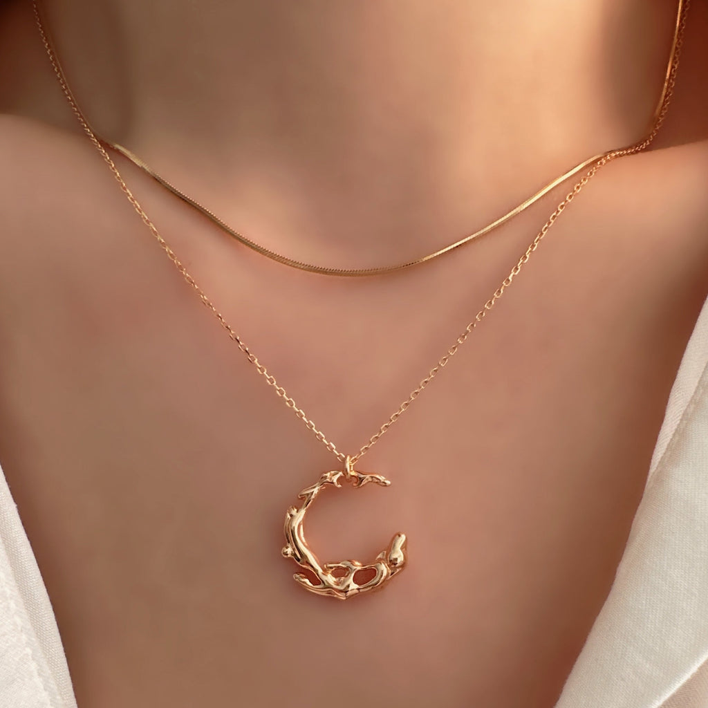 Moon necklace