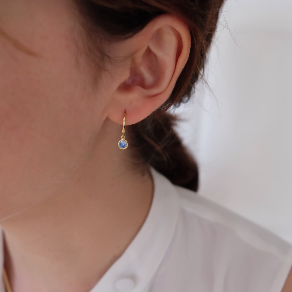 birthstone, Sterling Silver Birthstone earrings, Gifts for her