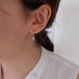 birthstone, Sterling Silver Birthstone earrings, Gifts for her