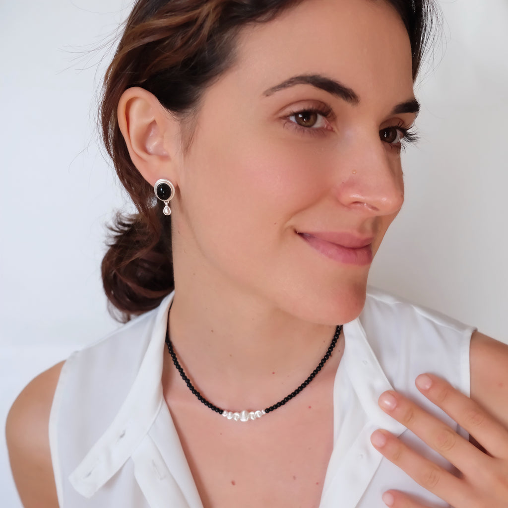 Gemstone earrings, Everyday earrings, Bridesmaid gifts, Gifts for her