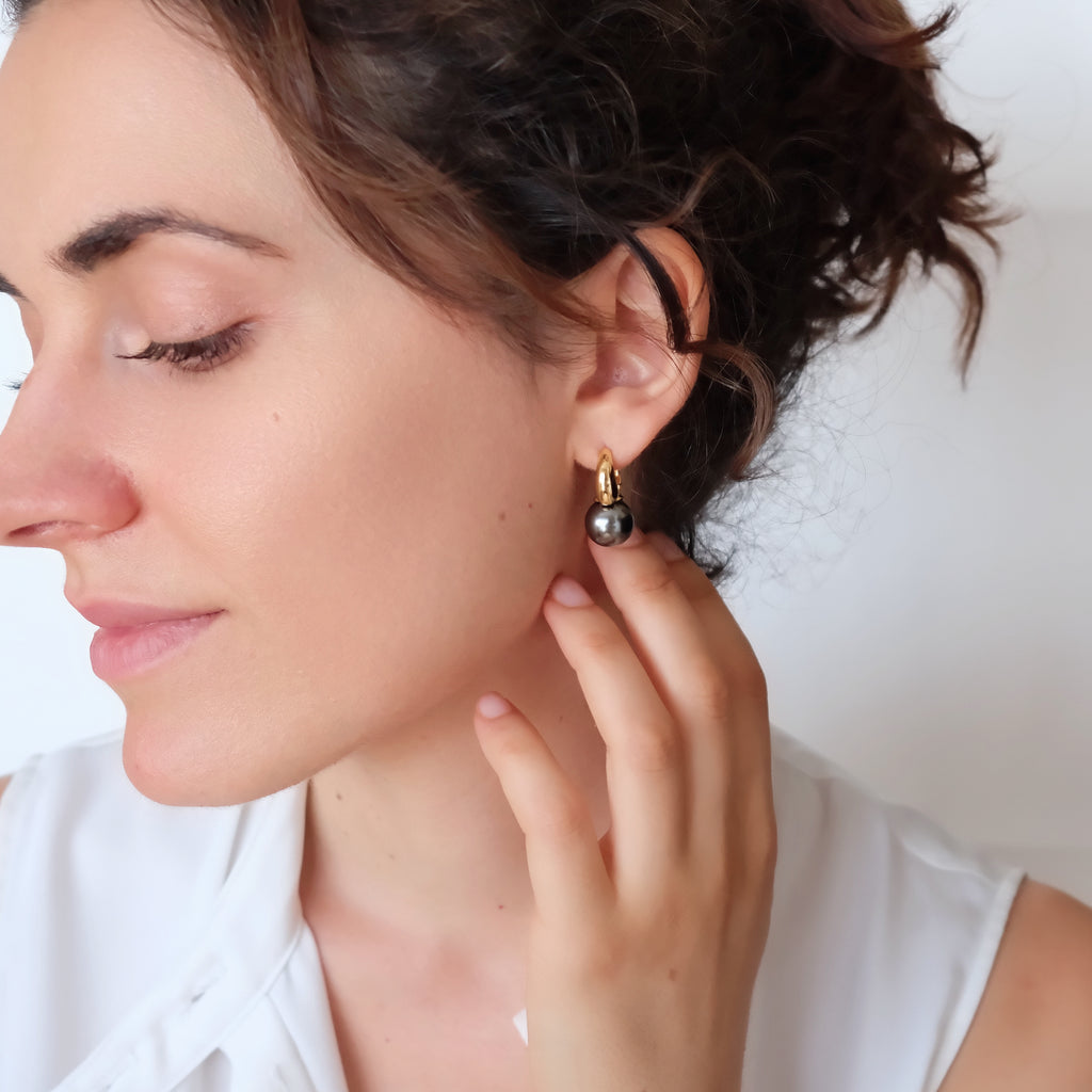 Chic Bridesmaid Jewelry, 12mm Pearls, Wedding Gift for Her