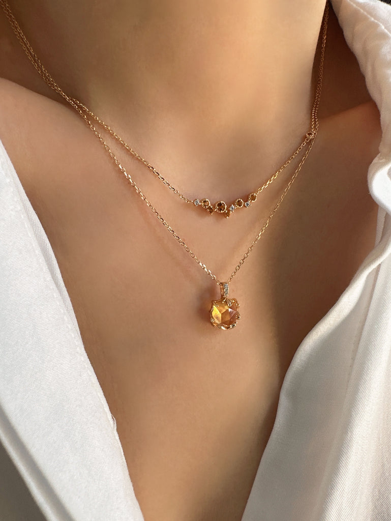 citrine choker