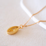 Gemstone necklace, Chunky gold necklace, Gifts for her