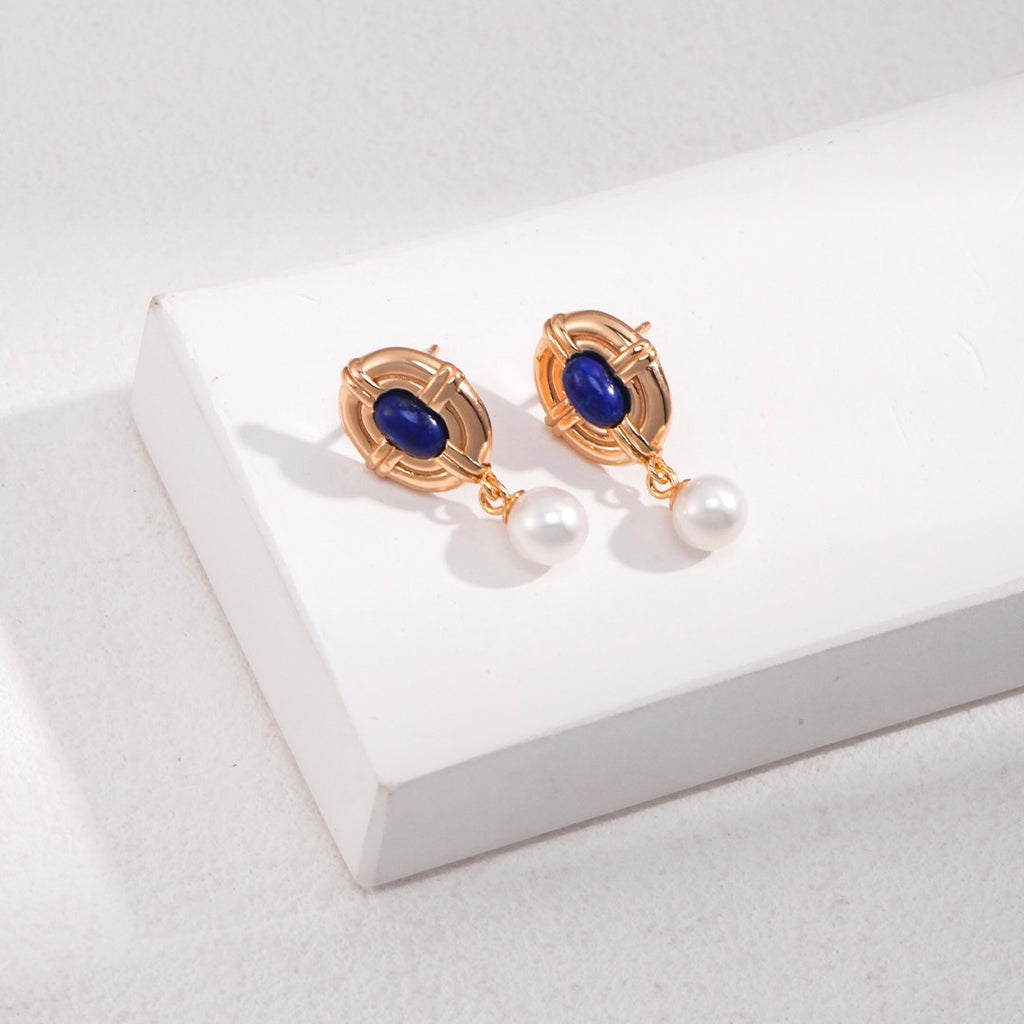 Lapis lazuli earrings