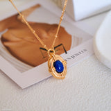 vintage Lapis lazuli necklace