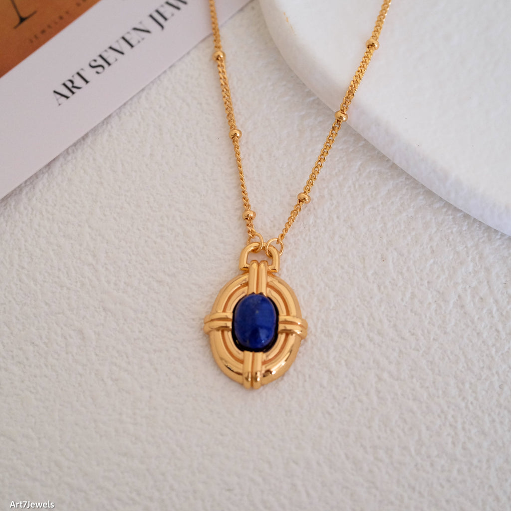 vintage Lapis lazuli necklace