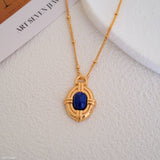 vintage Lapis lazuli necklace
