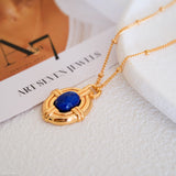 vintage Lapis lazuli necklace