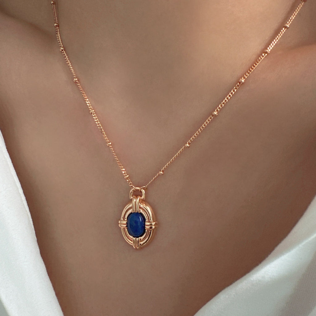 vintage Lapis lazuli necklace