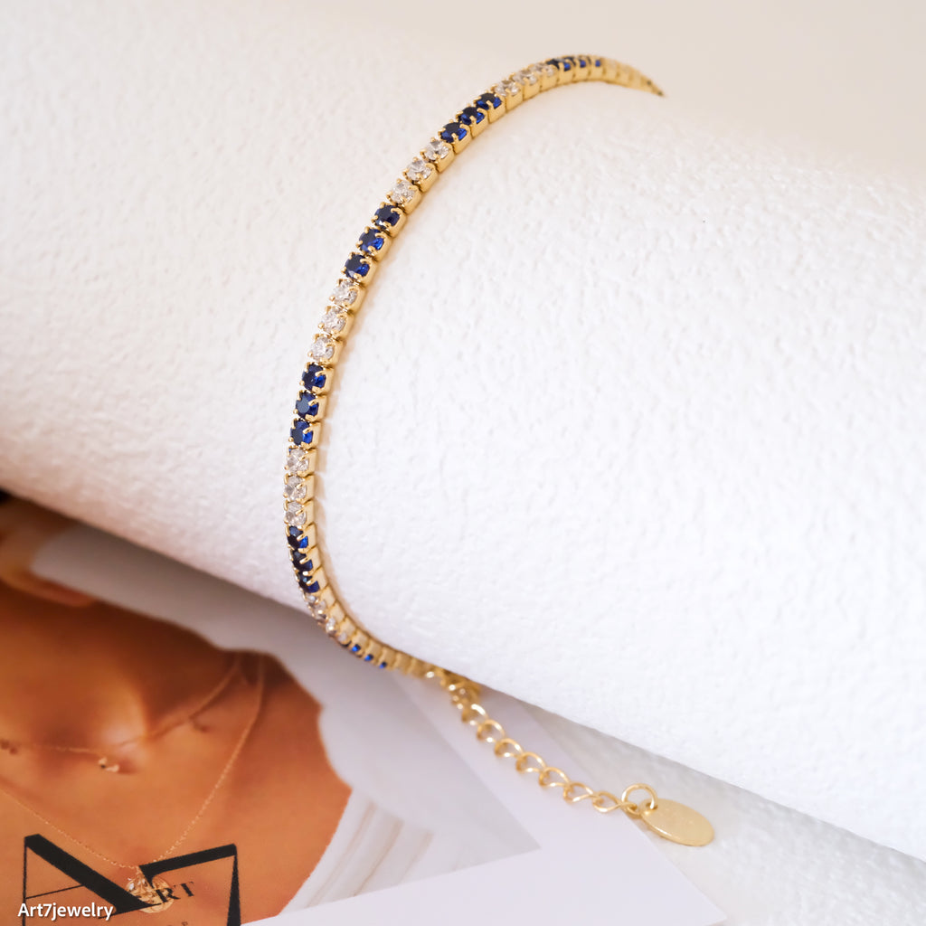 2mm thin tennis bracelet, Birthday gifts