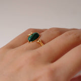 Malachite ring