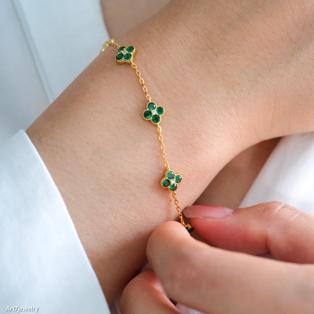 Emeralds bracelet
