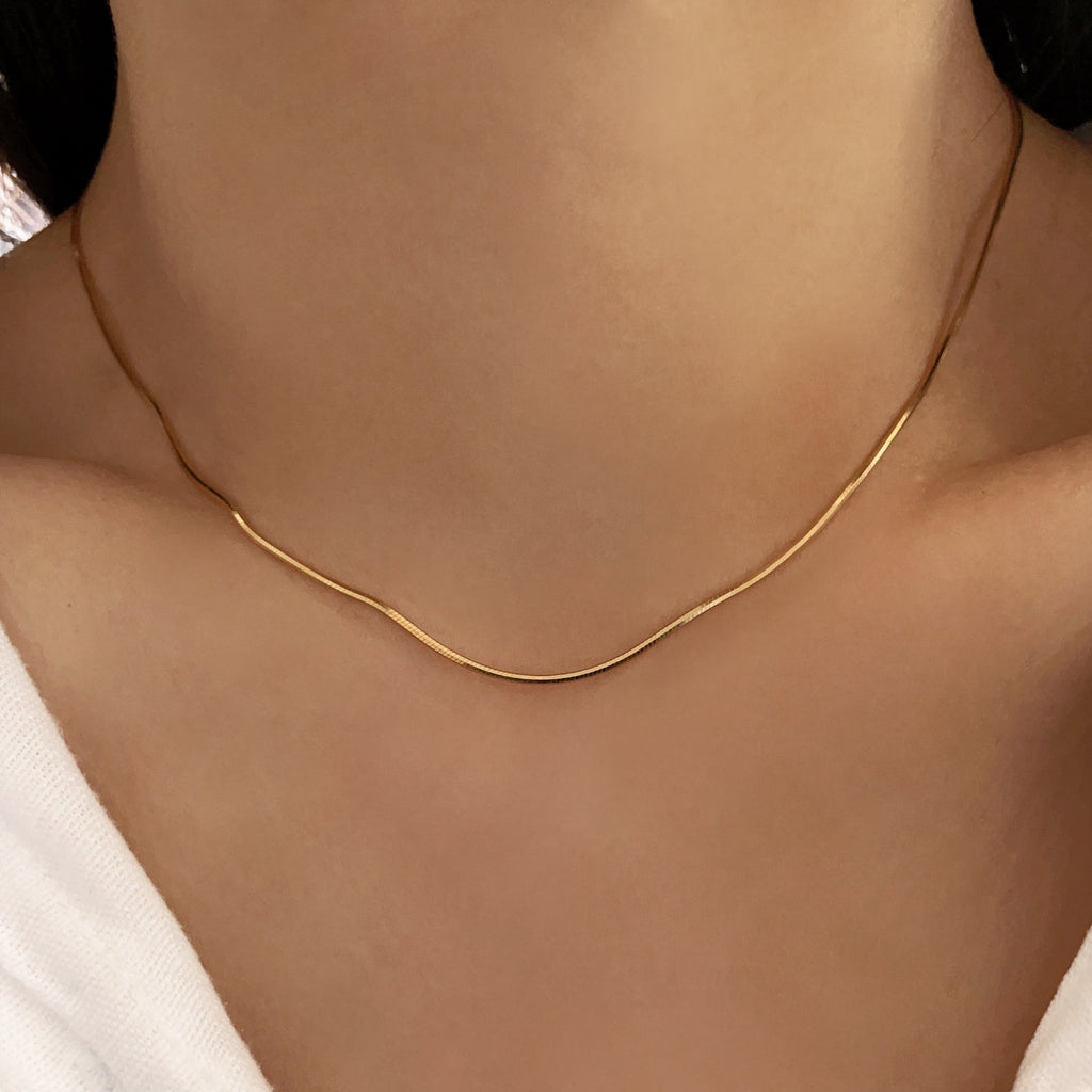 herringbone necklace